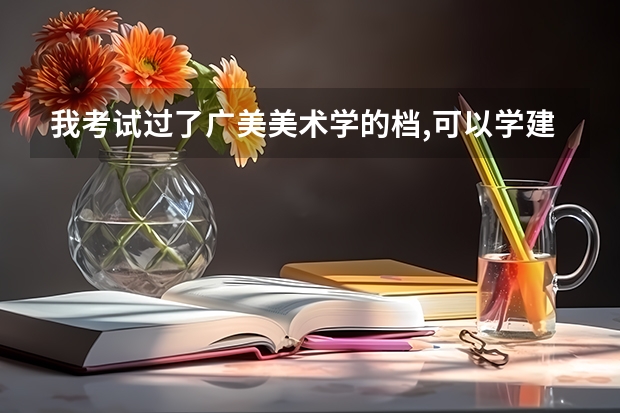 我考试过了广美美术学的档,可以学建筑吗?