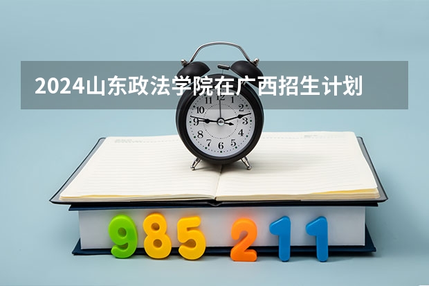 2024山东政法学院在广西招生计划详解