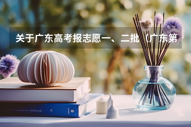关于广东高考报志愿一、二批（广东第二批本科院校排名）