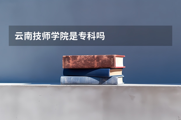 云南技师学院是专科吗