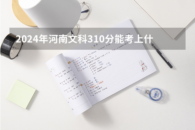 2024年河南文科310分能考上什么大学？