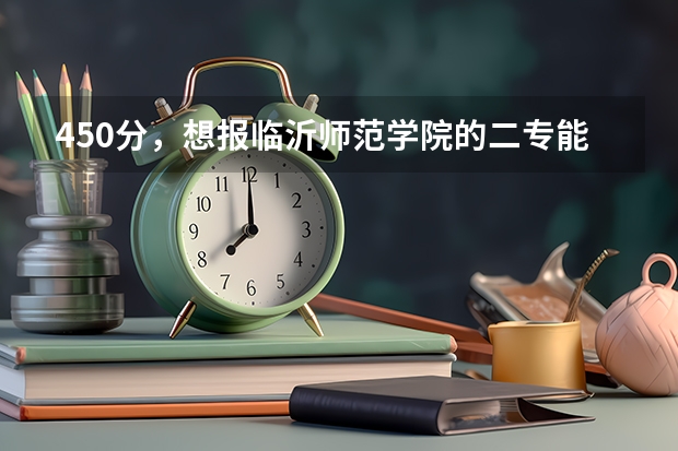 450分，想报临沂师范学院的二专能录取吗？