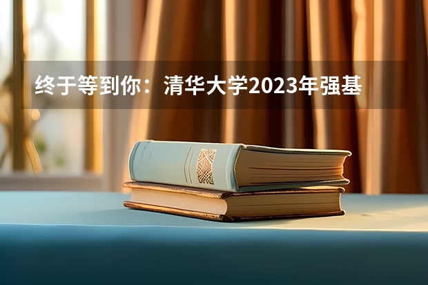 终于等到你：清华大学2023年强基计划简章及政策分析（清华大学强基计划录取分数线）