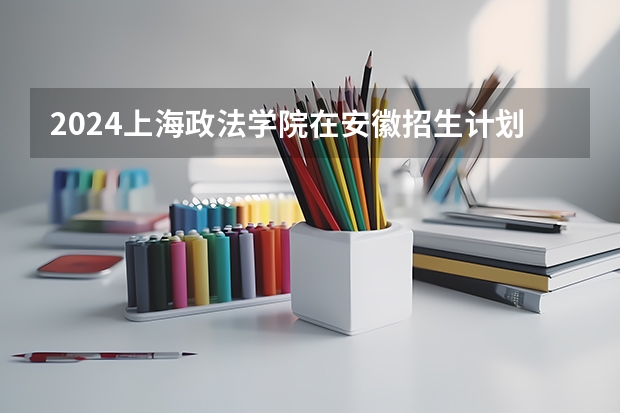 2024上海政法学院在安徽招生计划详解