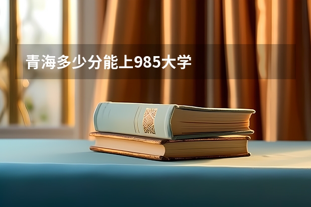 青海多少分能上985大学