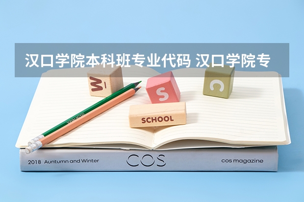 汉口学院本科班专业代码 汉口学院专业代码