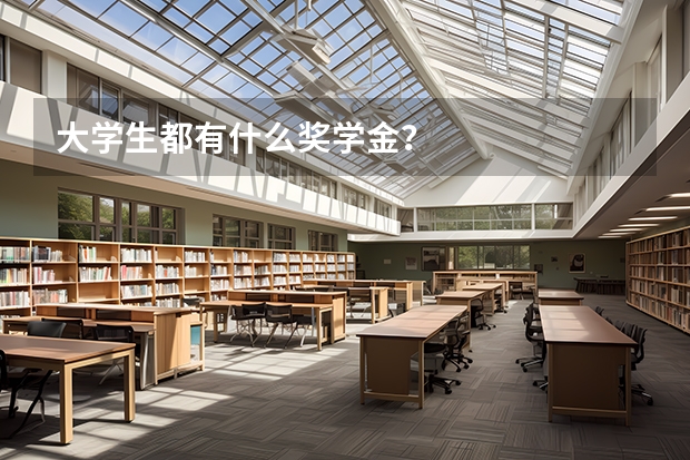 大学生都有什么奖学金？
