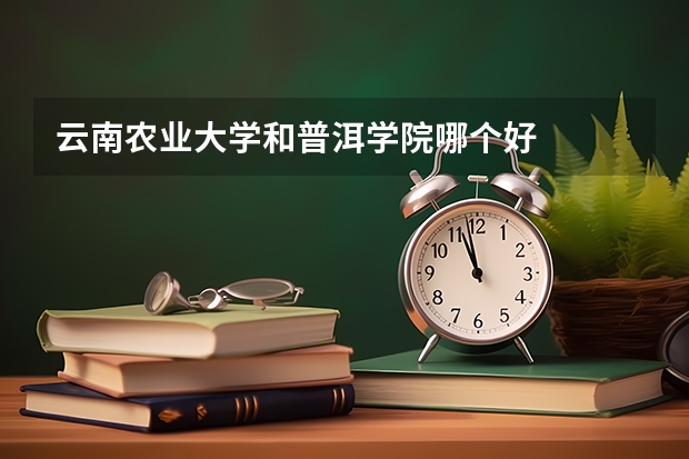 云南农业大学和普洱学院哪个好