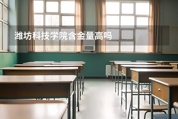 潍坊科技学院含金量高吗