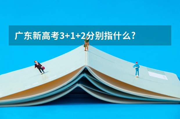 广东新高考3+1+2分别指什么?