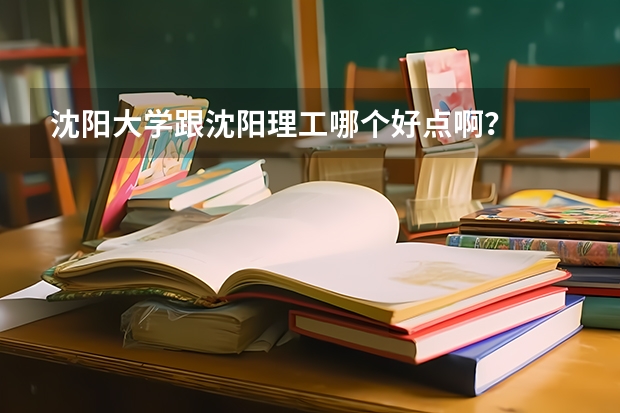 沈阳大学跟沈阳理工哪个好点啊？