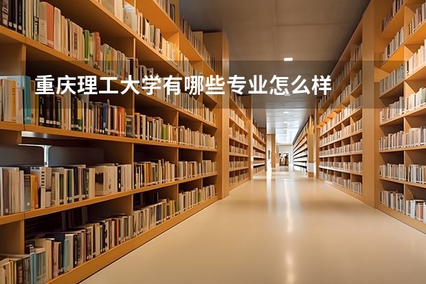 重庆理工大学有哪些专业怎么样