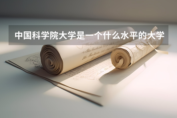 中国科学院大学是一个什么水平的大学