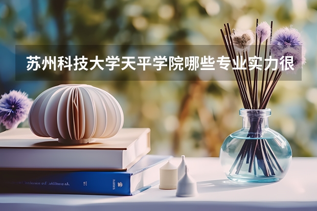 苏州科技大学天平学院哪些专业实力很强？