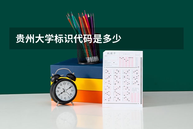 贵州大学标识代码是多少
