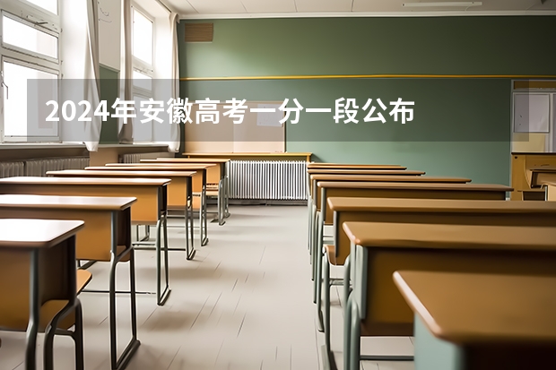 2024年安徽高考一分一段公布