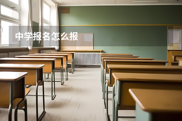 中学报名怎么报