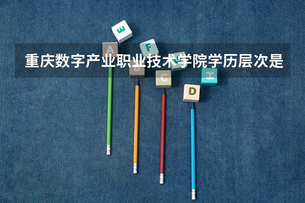 重庆数字产业职业技术学院学历层次是什么