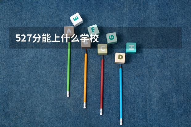 527分能上什么学校