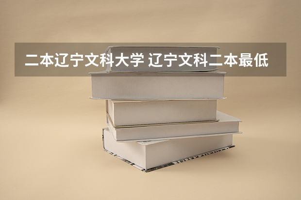 二本辽宁文科大学 辽宁文科二本最低分的大学