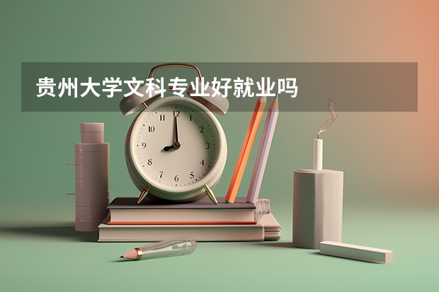贵州大学文科专业好就业吗