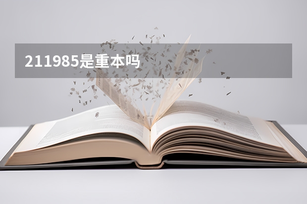 211985是重本吗