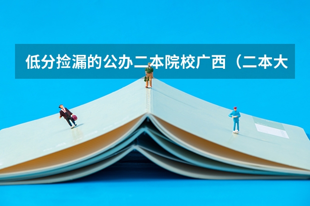 低分捡漏的公办二本院校广西（二本大学录取分数）