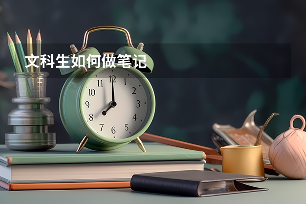 文科生如何做笔记