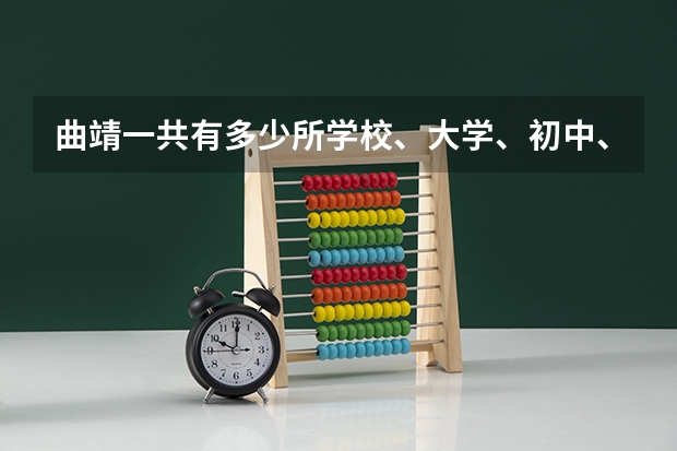 曲靖一共有多少所学校、大学、初中、技校之类