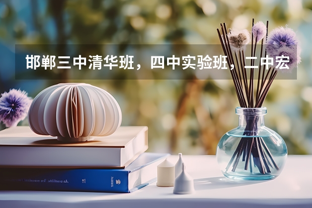 邯郸三中清华班，四中实验班，二中宏志班哪个好啊