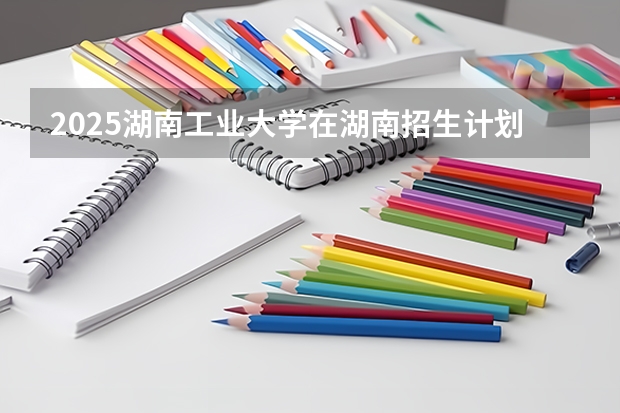 2025湖南工业大学在湖南招生计划一览表
