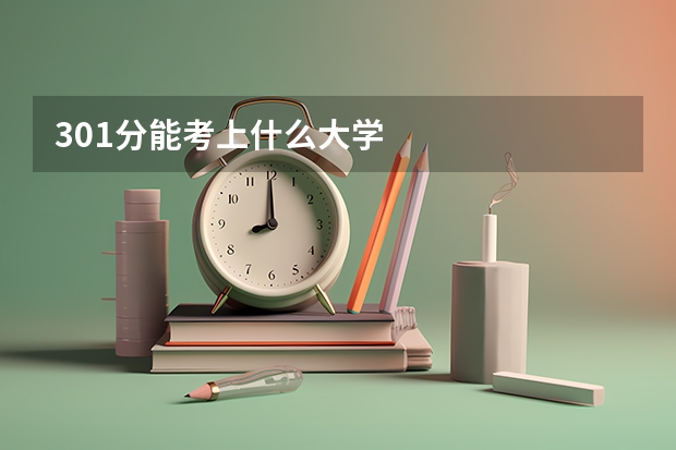 301分能考上什么大学