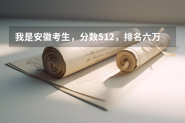 我是安徽考生，分数512，排名六万八，想填一所机械类较好的二本学校，有什么好的推荐，谢谢
