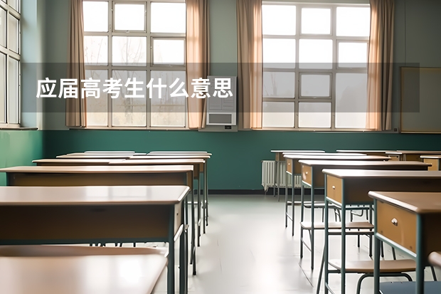应届高考生什么意思