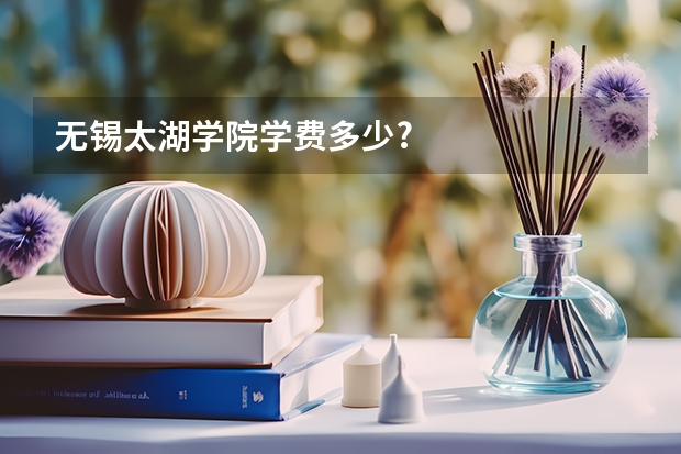 无锡太湖学院学费多少?